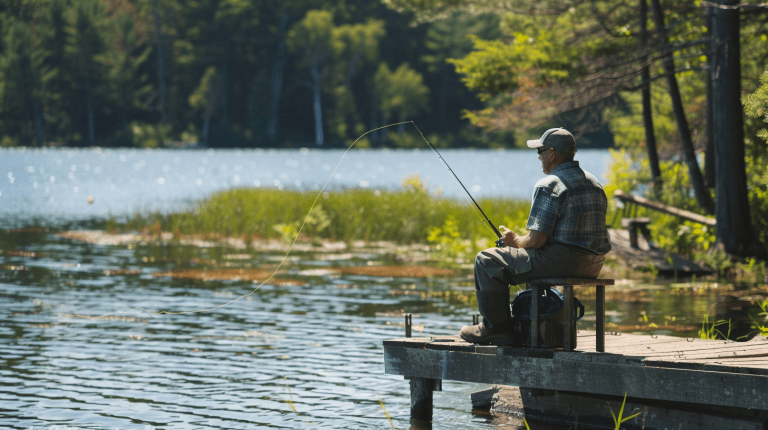 best dock fishing gaylord michigan