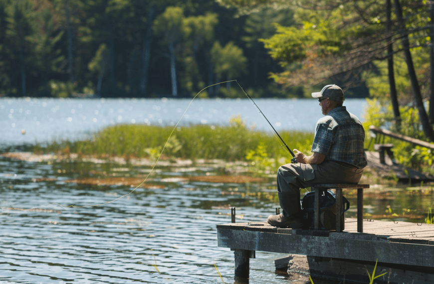 best dock fishing gaylord michigan