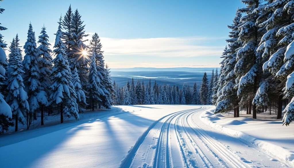 best cross-country skiing trails in gaylord michigan