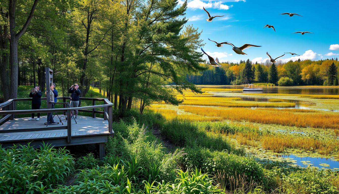 birdwatching locations in gaylord michigan