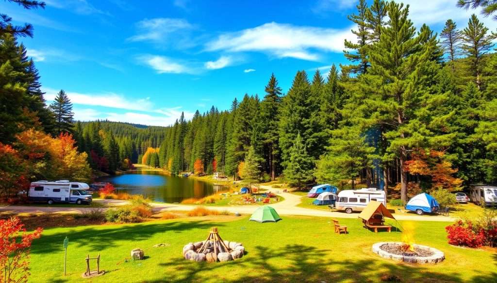 camping and RV sites near gaylord michigan