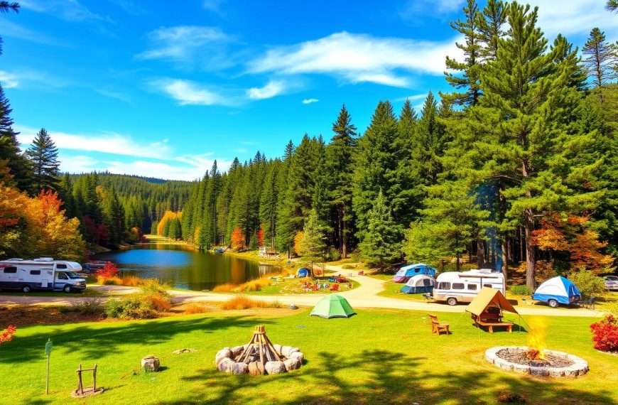 camping and RV sites near gaylord michigan