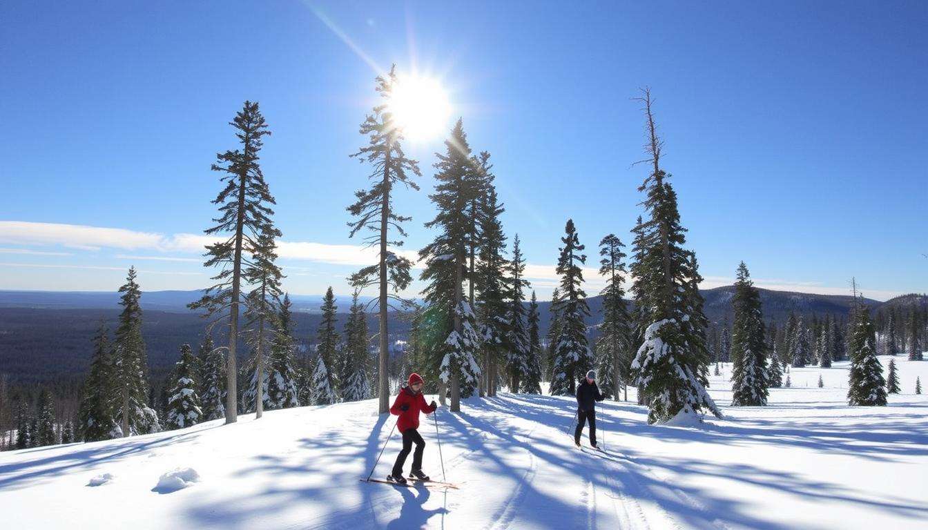 cross-country skiing around gaylord michigan