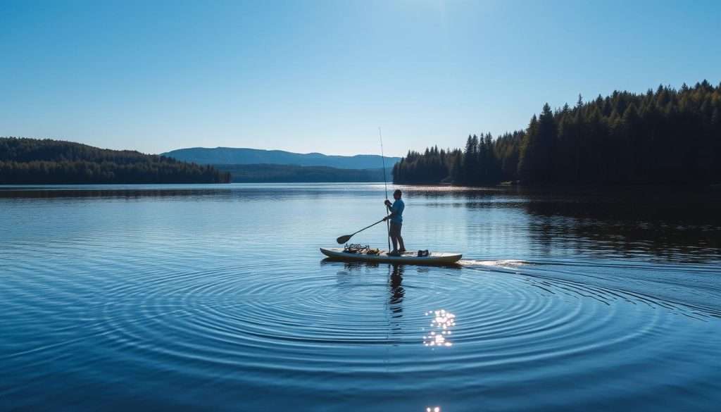 paddleboard fishing in the gaylord area