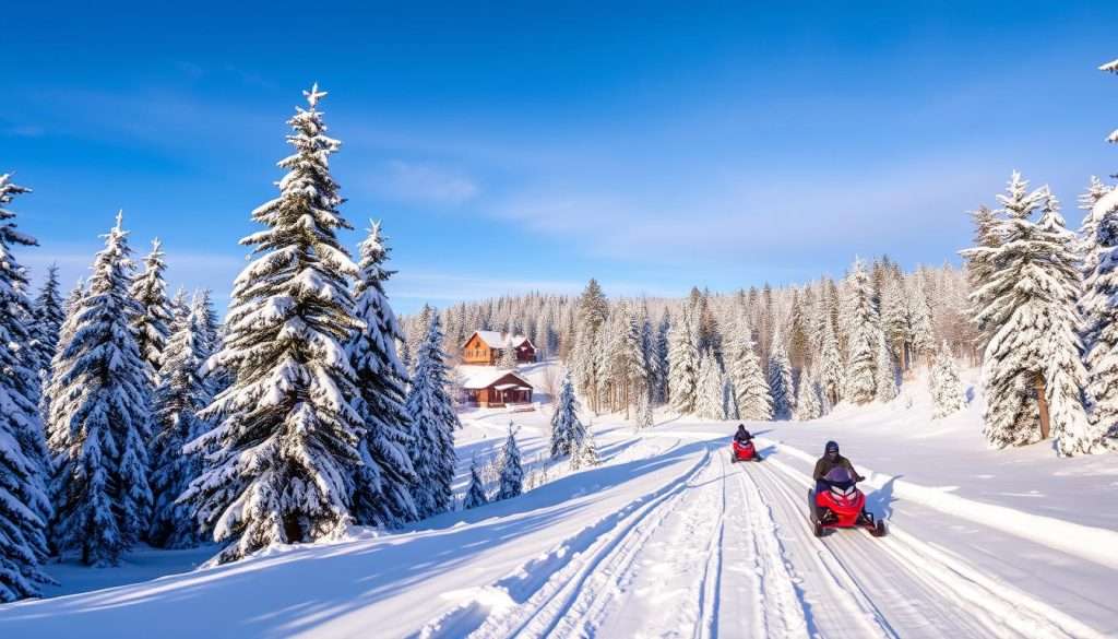 top snowmobile destinations in Gaylord